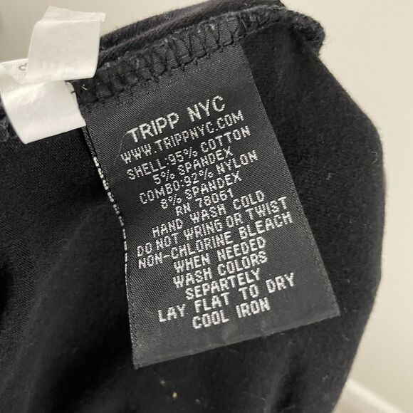 Tripp NYC Daang Goodman Small Black Lace Sleeve Hi Low Corset Front Dress Witchy - Picture 9 of 9